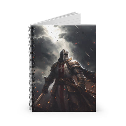 Knight of the Cross Spiral Notebook - Ruled Line