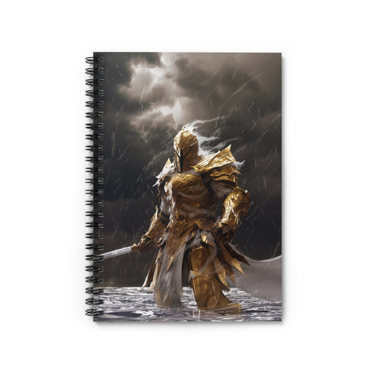 The Golden Warrior Spiral Notebook - Ruled Line