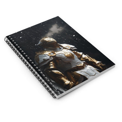 Knight in the Rain Spiral Notebook - Ruled Line