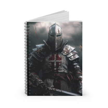 Knight Blank Spiral Notebook - Ruled Line Bible Notes