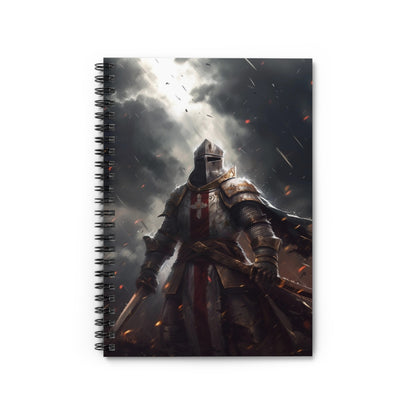 Knight of the Cross Spiral Notebook - Ruled Line