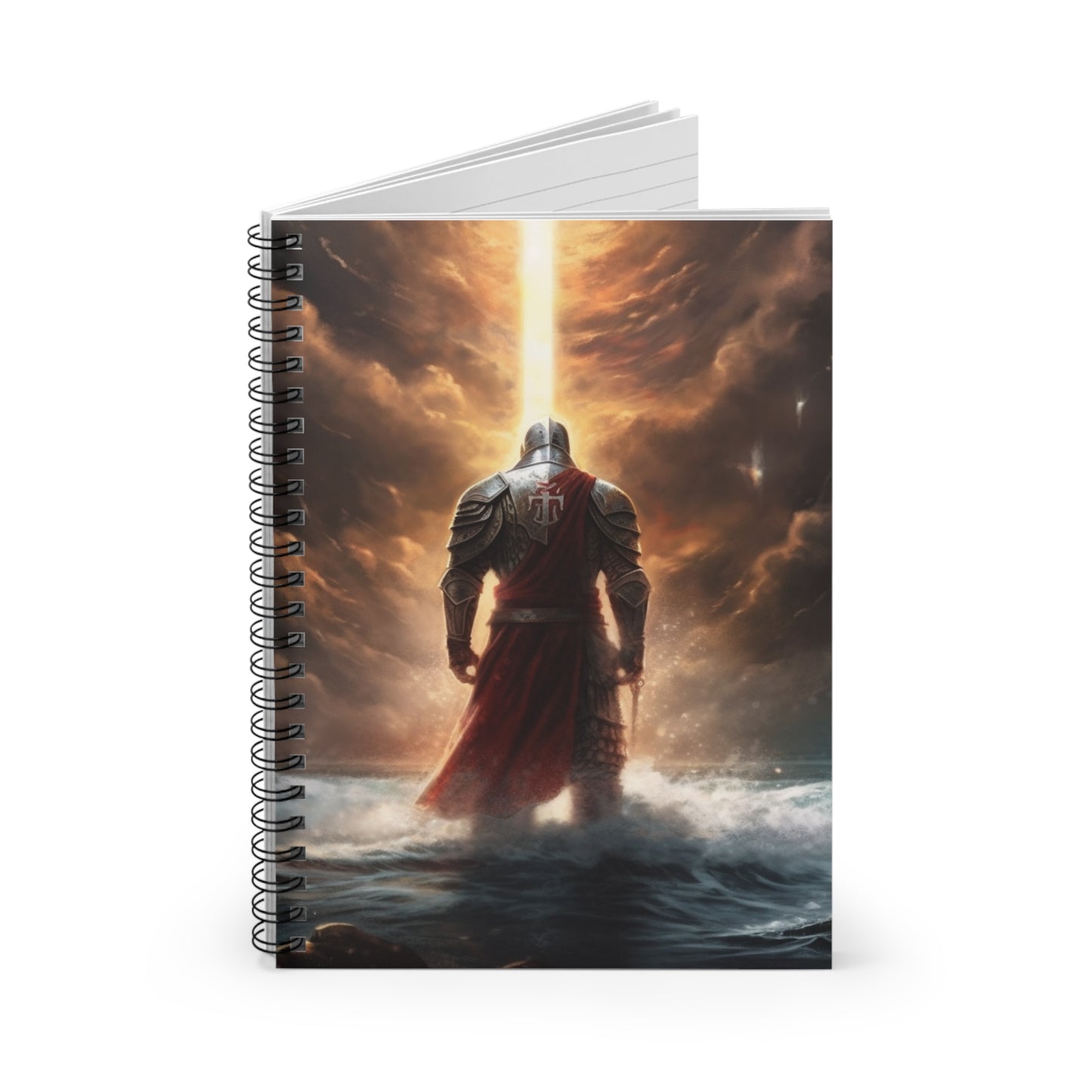 Knight Blank Spiral Notebook - Ruled Line Bible Notes