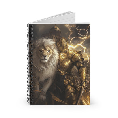 Golden Guardian Spiral Notebook - Ruled Line