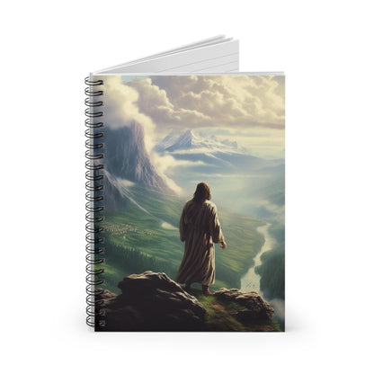 Jesus Blank Spiral Notebook - Ruled Line Bible Notes