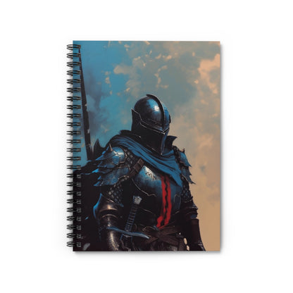 The Secret of the Dark Armor Spiral Notebook - Ruled Line