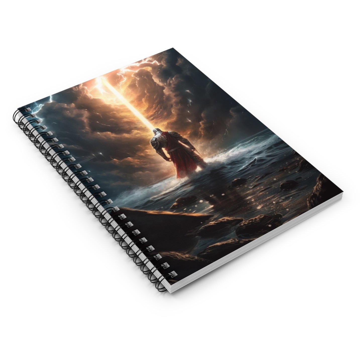 Celestial Knight Spiral Notebook - Ruled Line