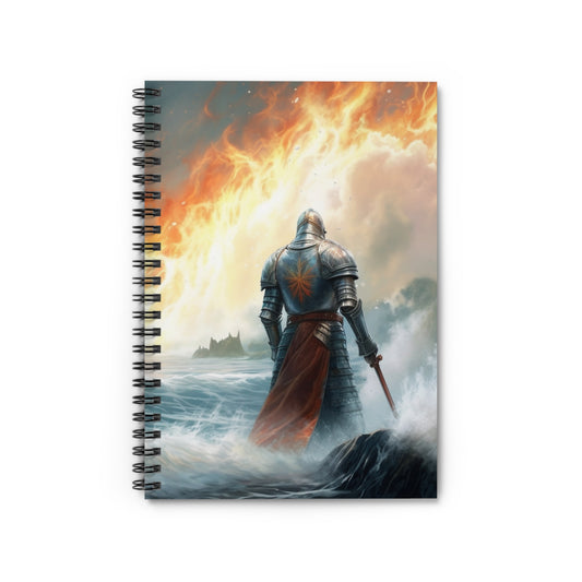 Knight Blank Spiral Notebook - Ruled Line Bible Notes