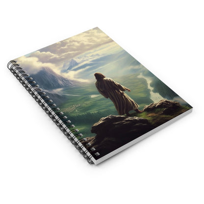 Jesus Blank Spiral Notebook - Ruled Line Bible Notes