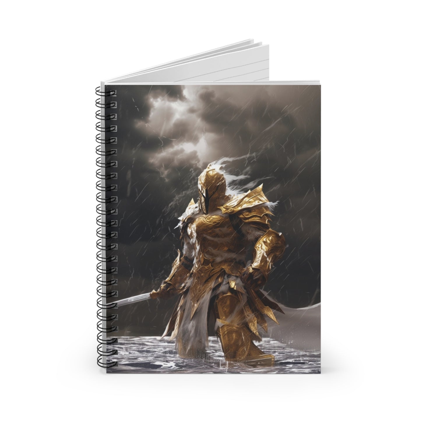 The Golden Warrior Spiral Notebook - Ruled Line