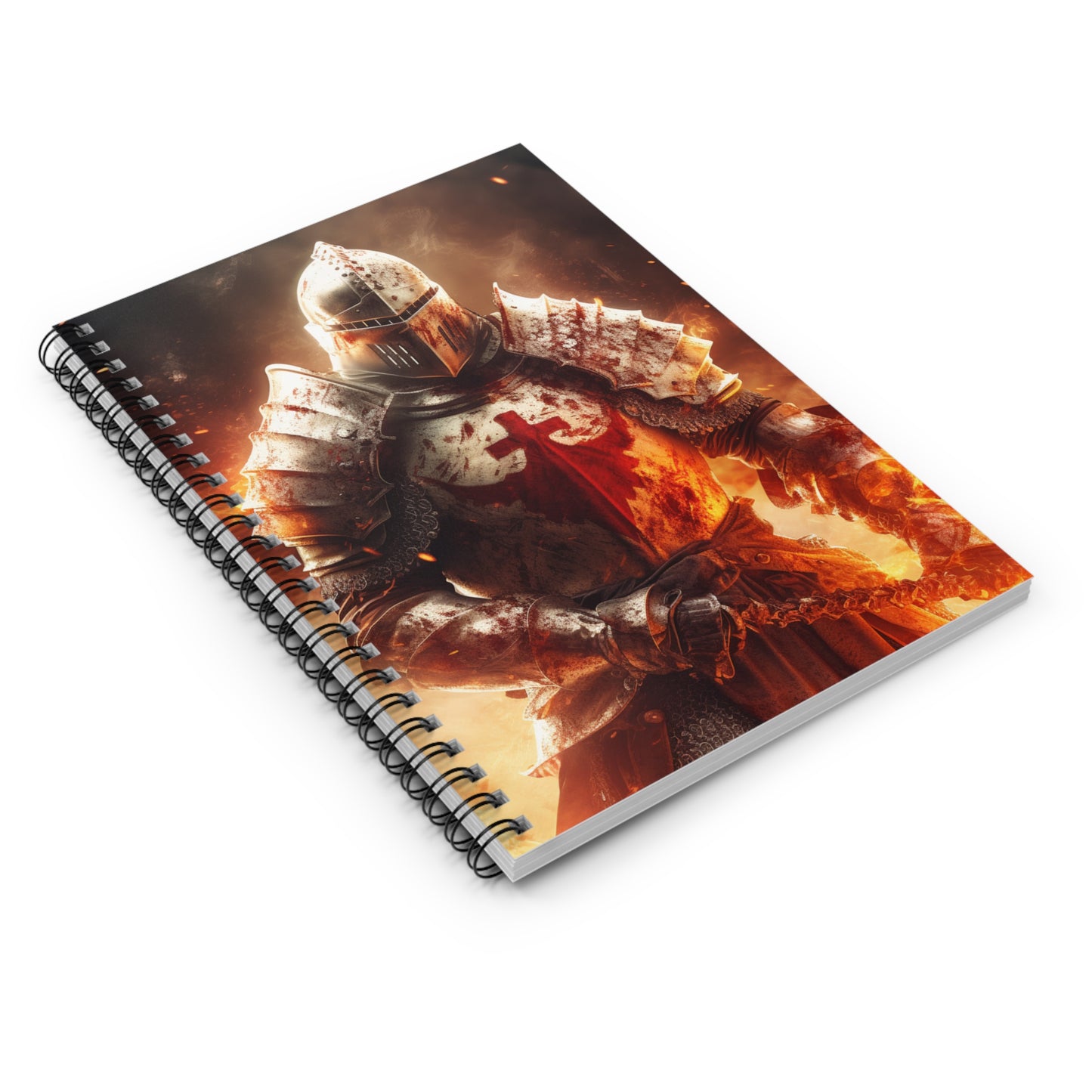 Knight Blank Spiral Notebook - Ruled Line Bible Notes