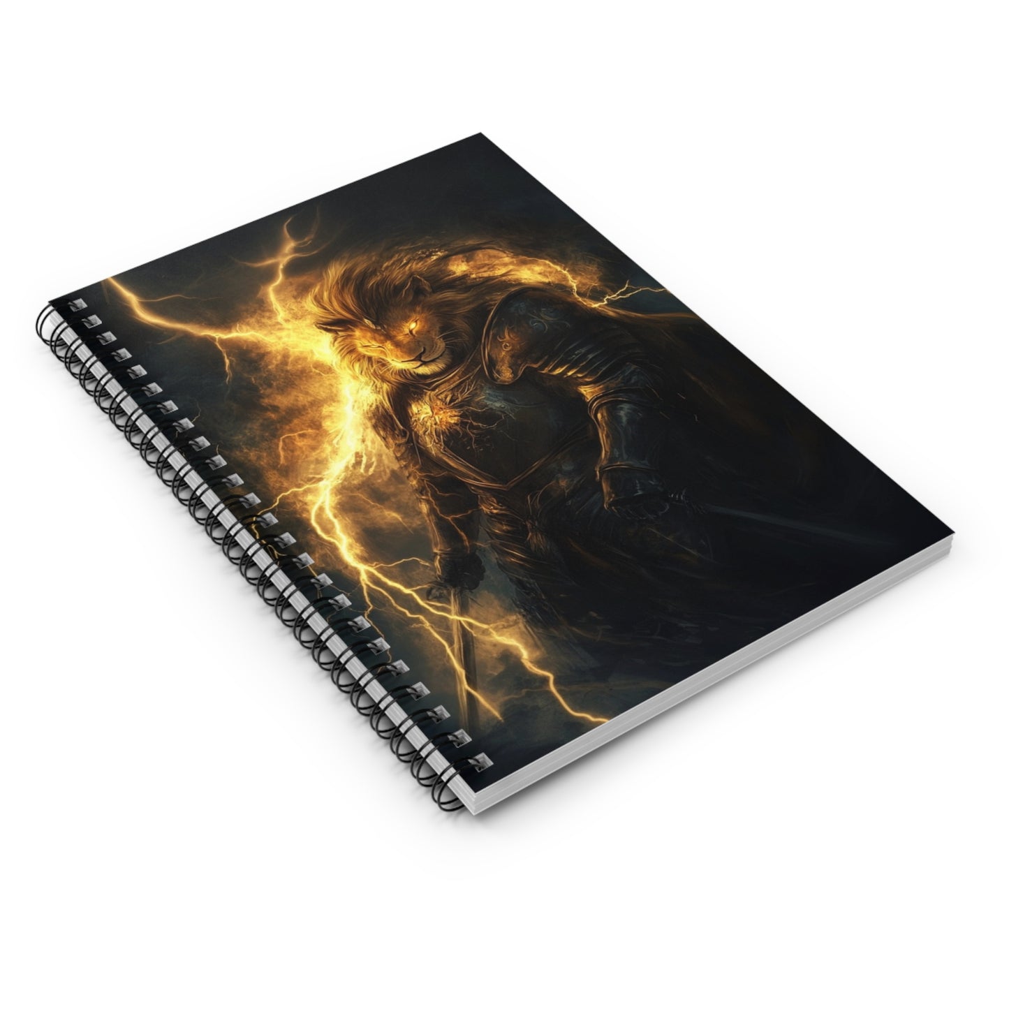 Thunder Lion Spiral Notebook - Ruled Line