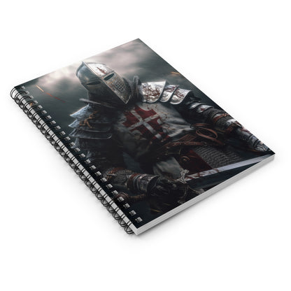 Knight Blank Spiral Notebook - Ruled Line Bible Notes