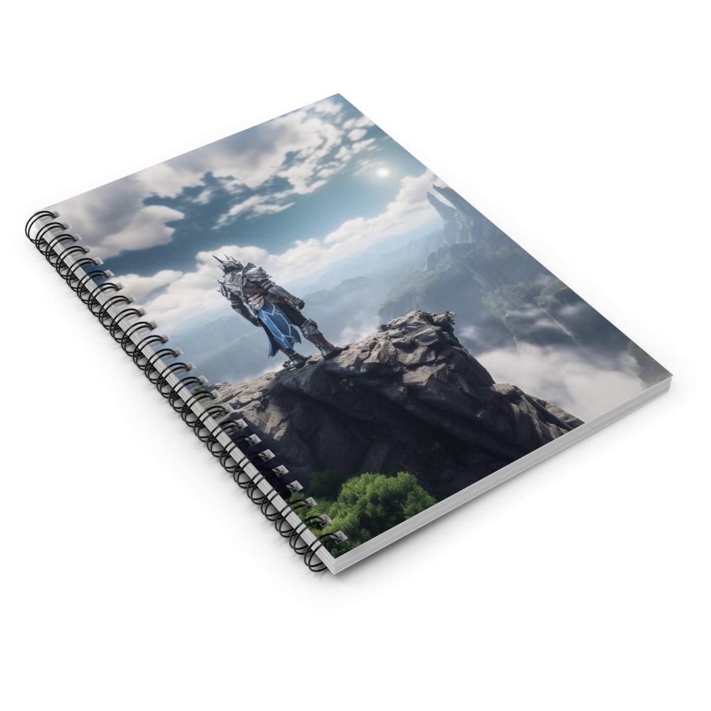 Guardian of the Misty Peaks Spiral Notebook - Ruled Line