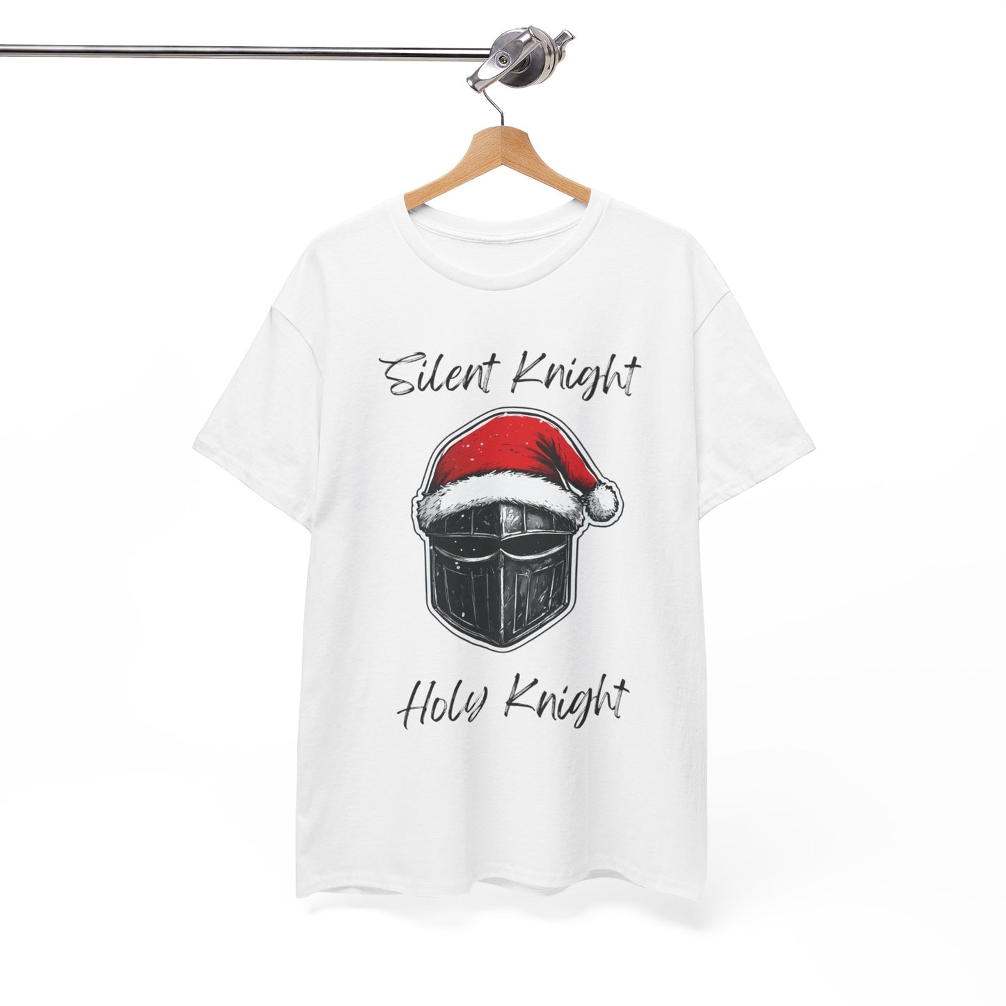 Silent Knight Holy Knight Unisex Heavy Cotton Tee Shirt