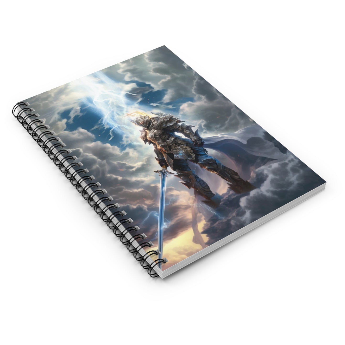 Guardian of the Divine Light Spiral Notebook - Ruled Line