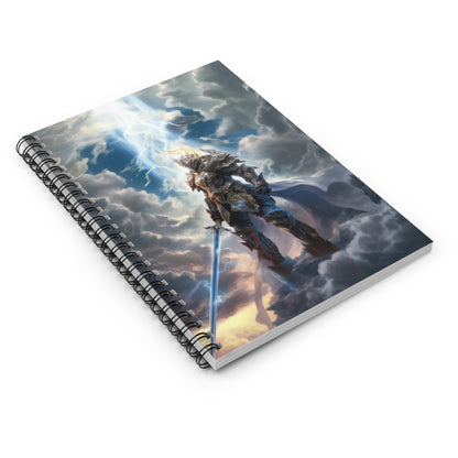 Guardian of the Divine Light Spiral Notebook - Ruled Line