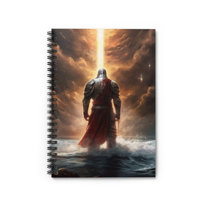 Knight Blank Spiral Notebook - Ruled Line Bible Notes