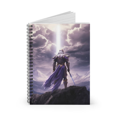 Knight Blank Spiral Notebook - Ruled Line Bible Notes