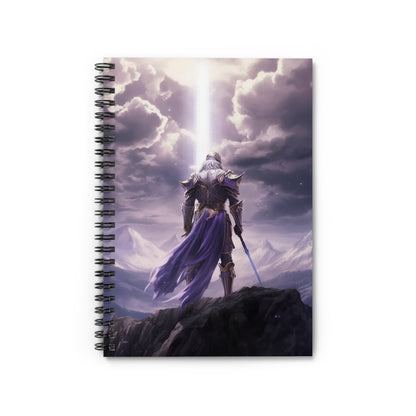 Knight Blank Spiral Notebook - Ruled Line Bible Notes