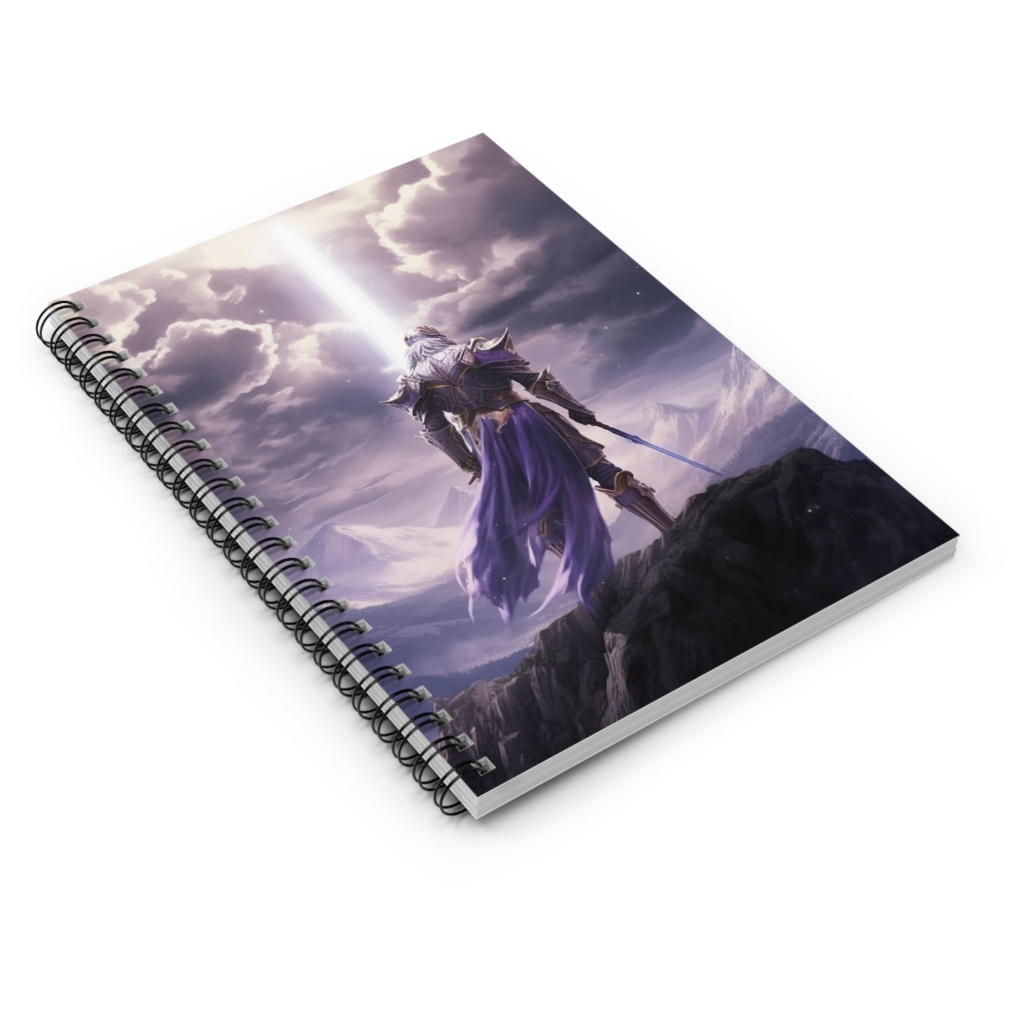 Knight Blank Spiral Notebook - Ruled Line Bible Notes