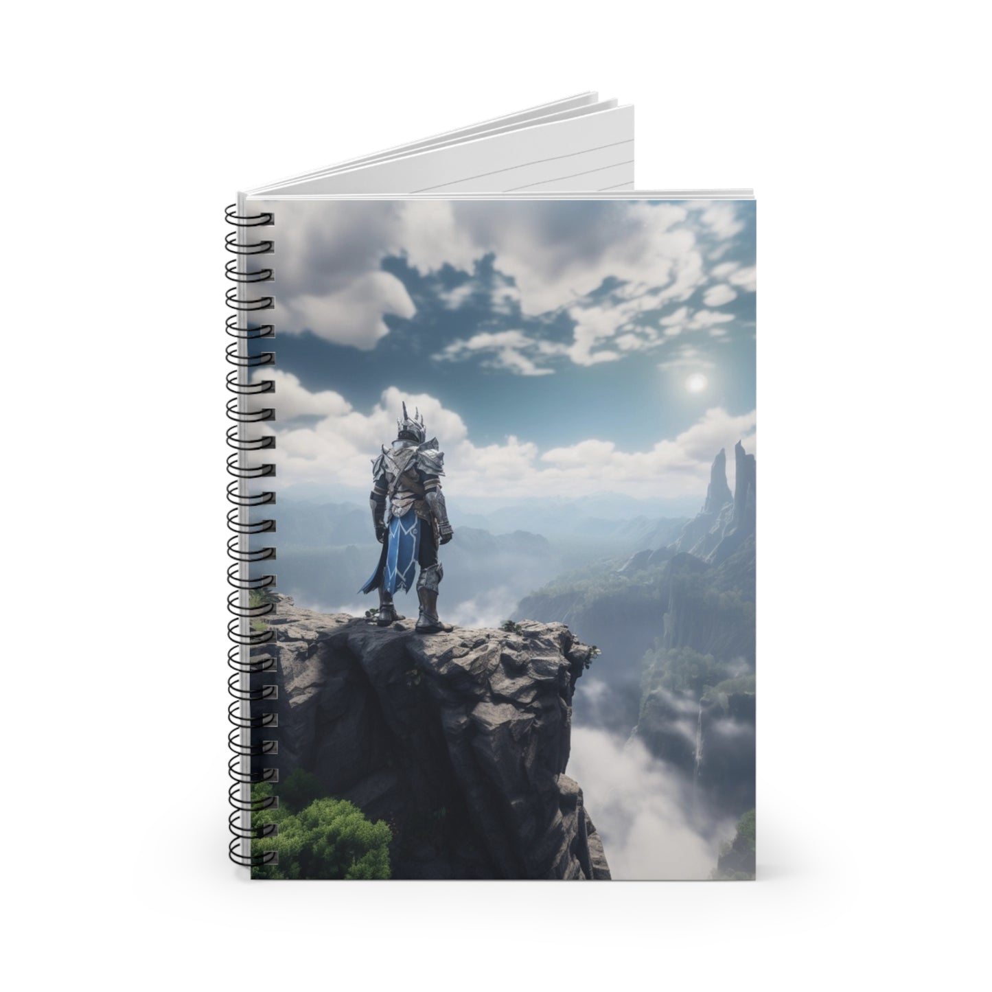 Guardian of the Misty Peaks Spiral Notebook - Ruled Line