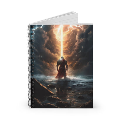 Celestial Knight Spiral Notebook - Ruled Line