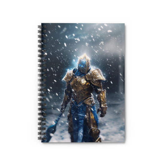 Knight of the Eternal Winter Spiral Notebook - Ruled Line