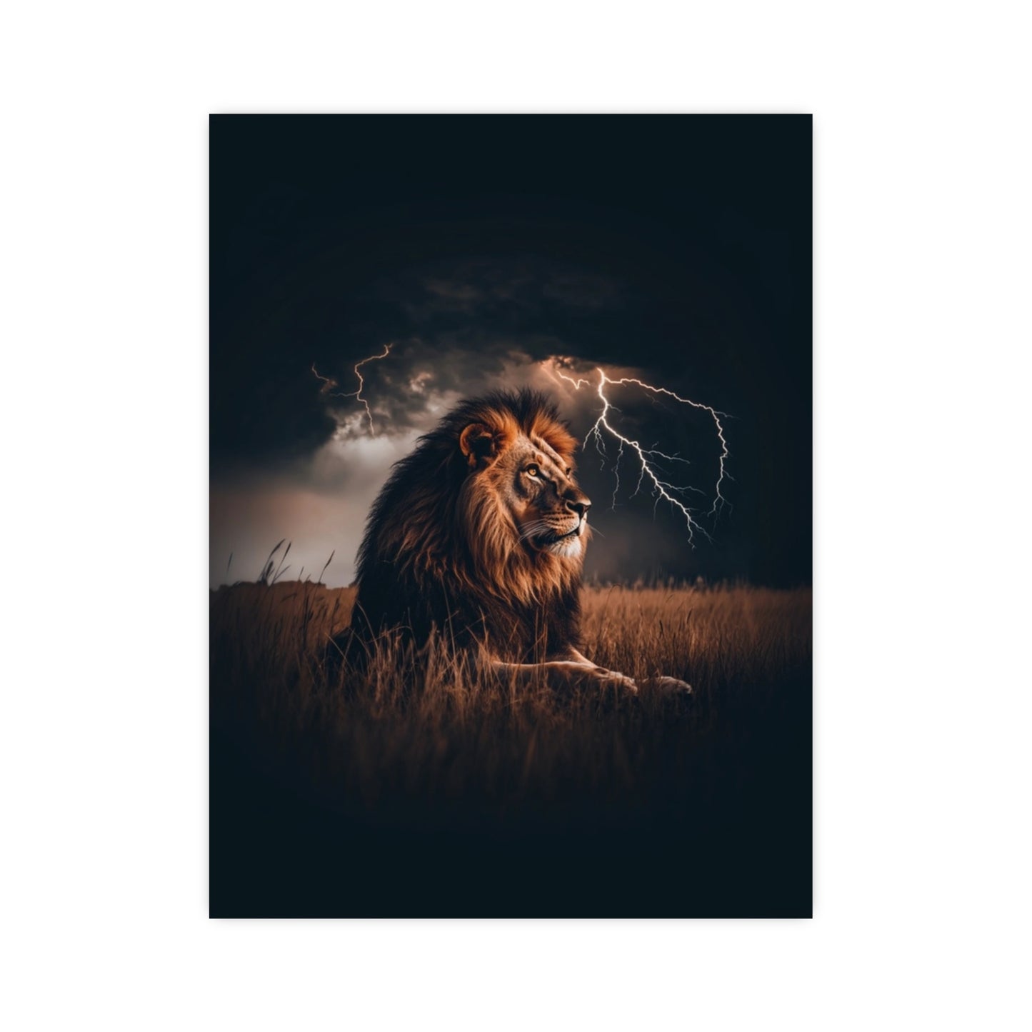 Vertical Matte Posters The Lion