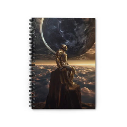 Watcher of the Cosmos Winter Spiral Notebook - Ruled Line