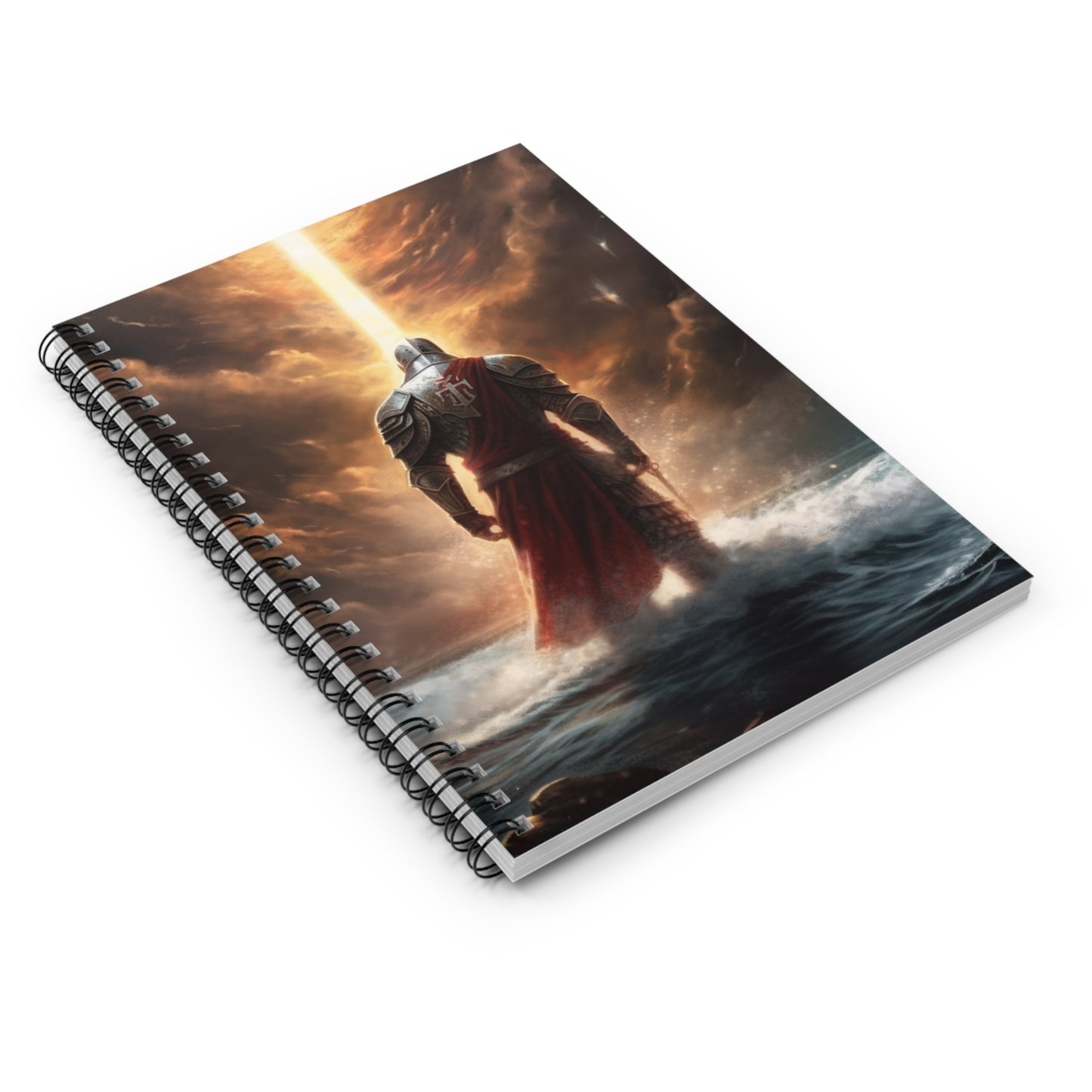 Knight Blank Spiral Notebook - Ruled Line Bible Notes