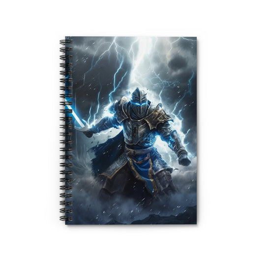 Lightning Knight Spiral Notebook - Ruled Line