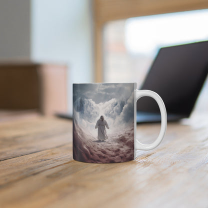 Mug 11oz Jesus walking