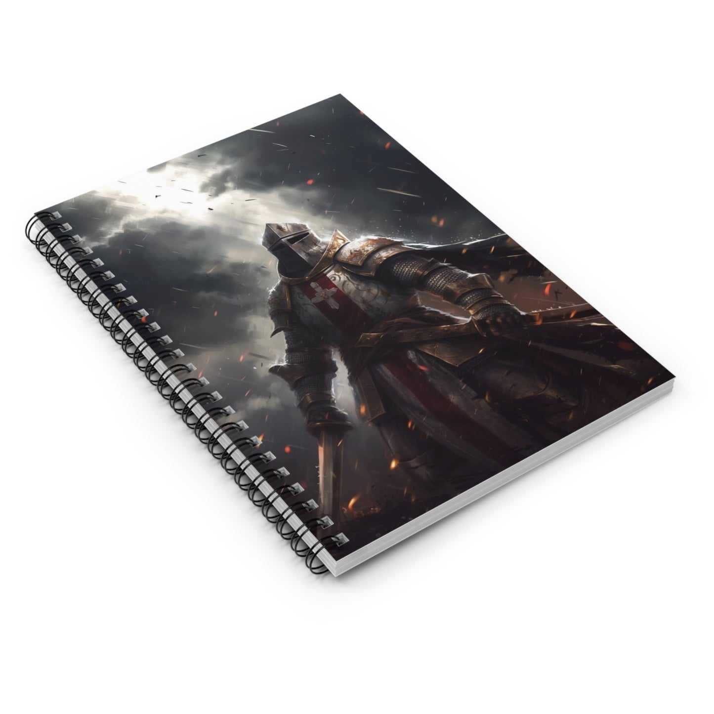 Knight of the Cross Spiral Notebook - Ruled Line