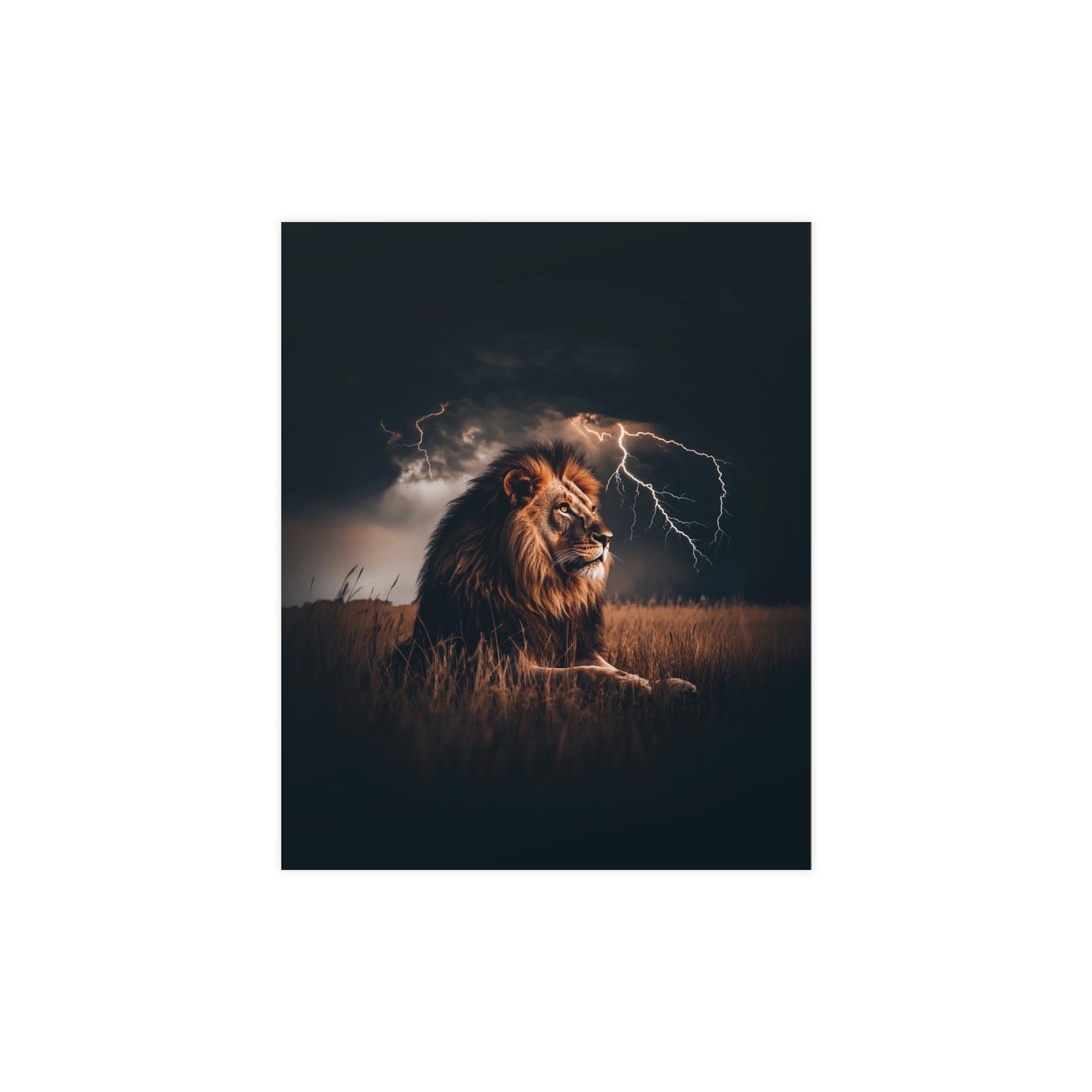 Vertical Matte Posters The Lion