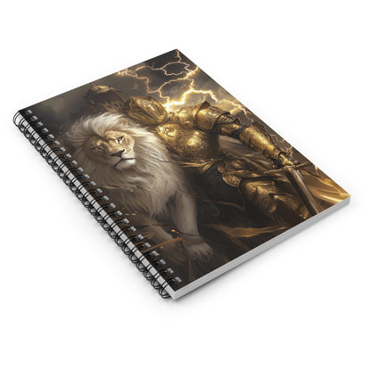 Golden Guardian Spiral Notebook - Ruled Line